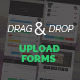 Clean Drag and Drop Upload Form