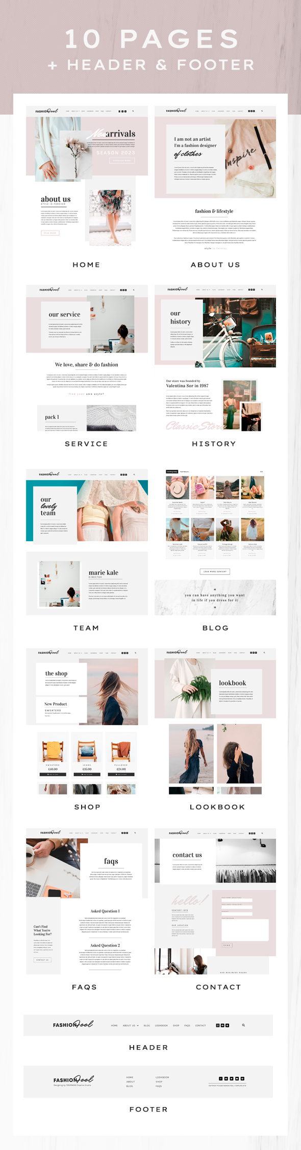 Fashion Feel | Elementor Template Kit - WordPress