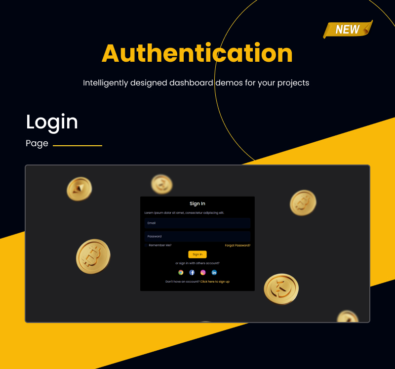 COINEX - Crypto Currency Admin Dashboard Template - 15