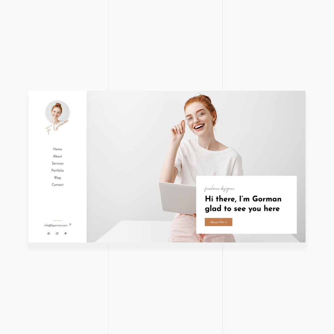 F. Gorman - Personal Portfolio Template