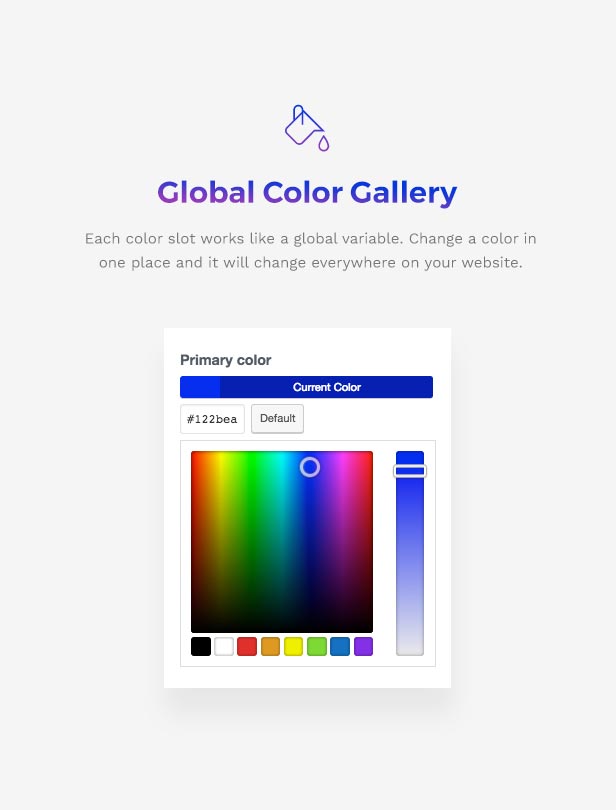 Corporation WordPress Theme - Global Color Gallery