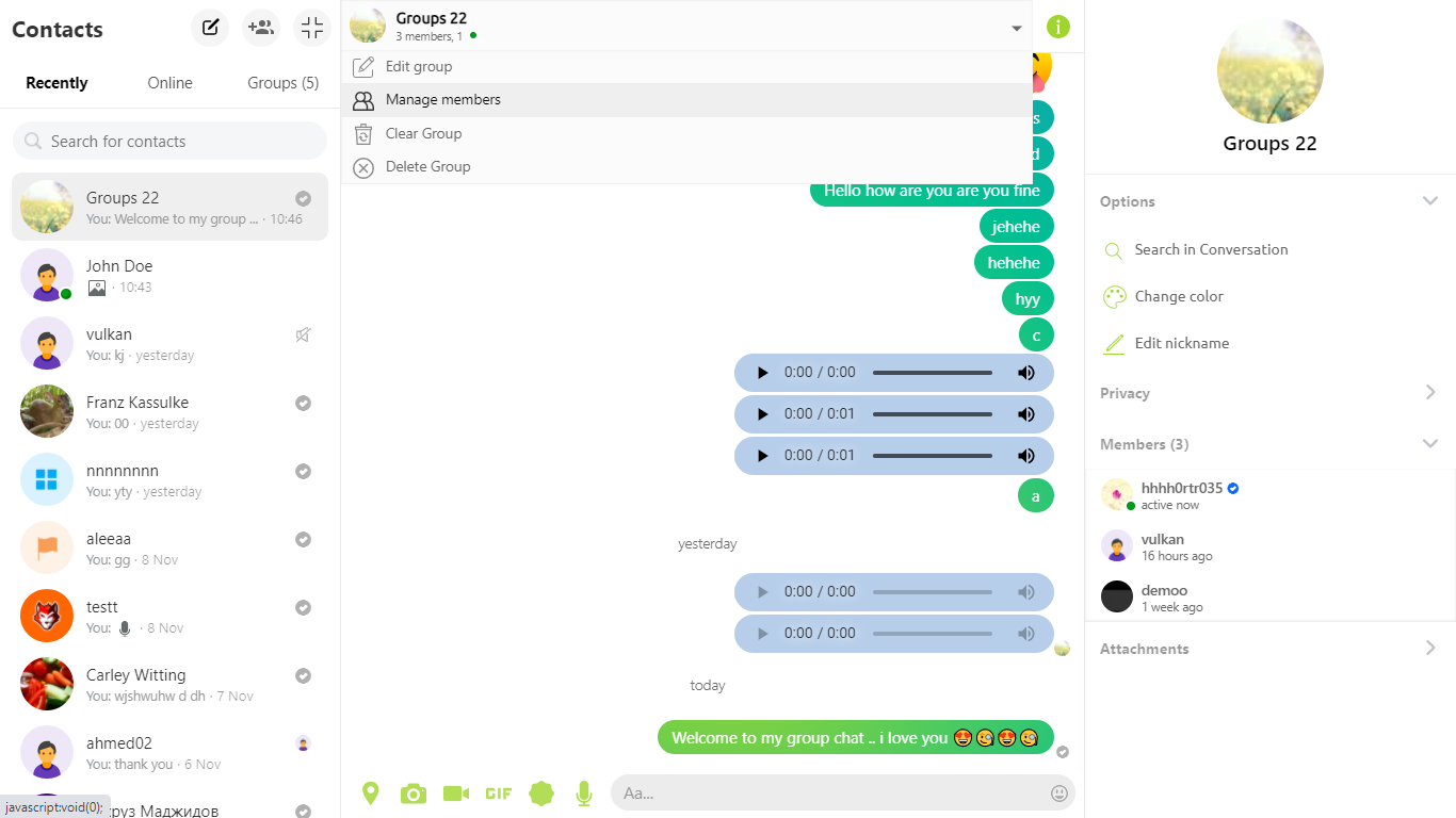 Kontackt – Real-Time Messenger & Video/Audio Group Calls for WoWonder - 27