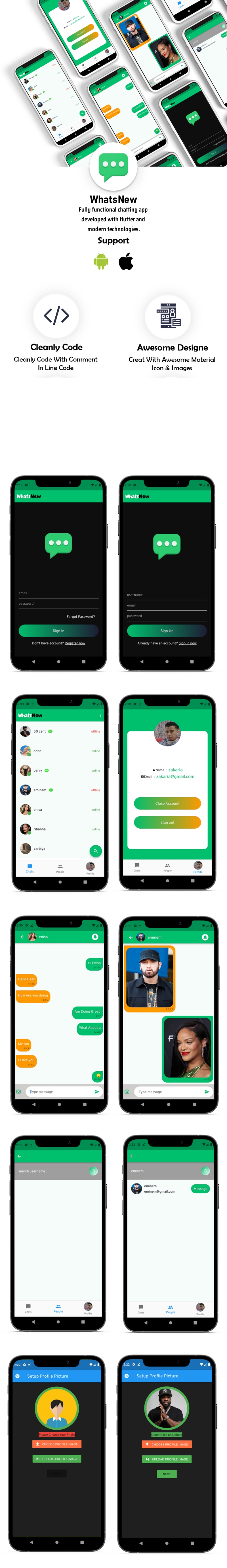 whatsapp clone flutter app