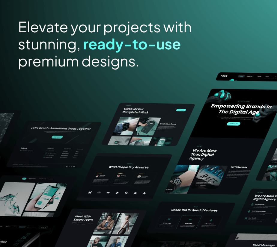 Pirus – Dark Digital Agency FSE WordPress Theme - 5