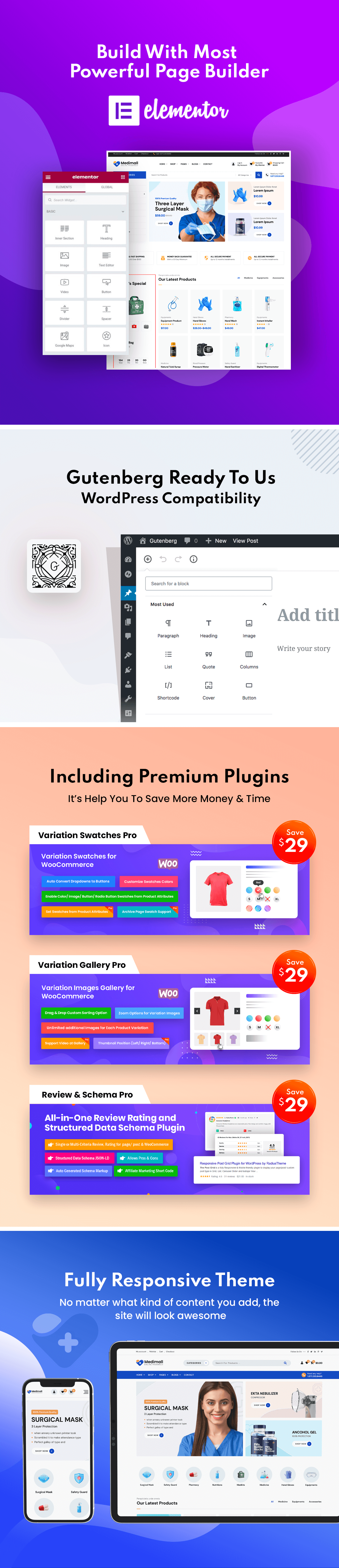 Medical WooCommerce  WordPress theme