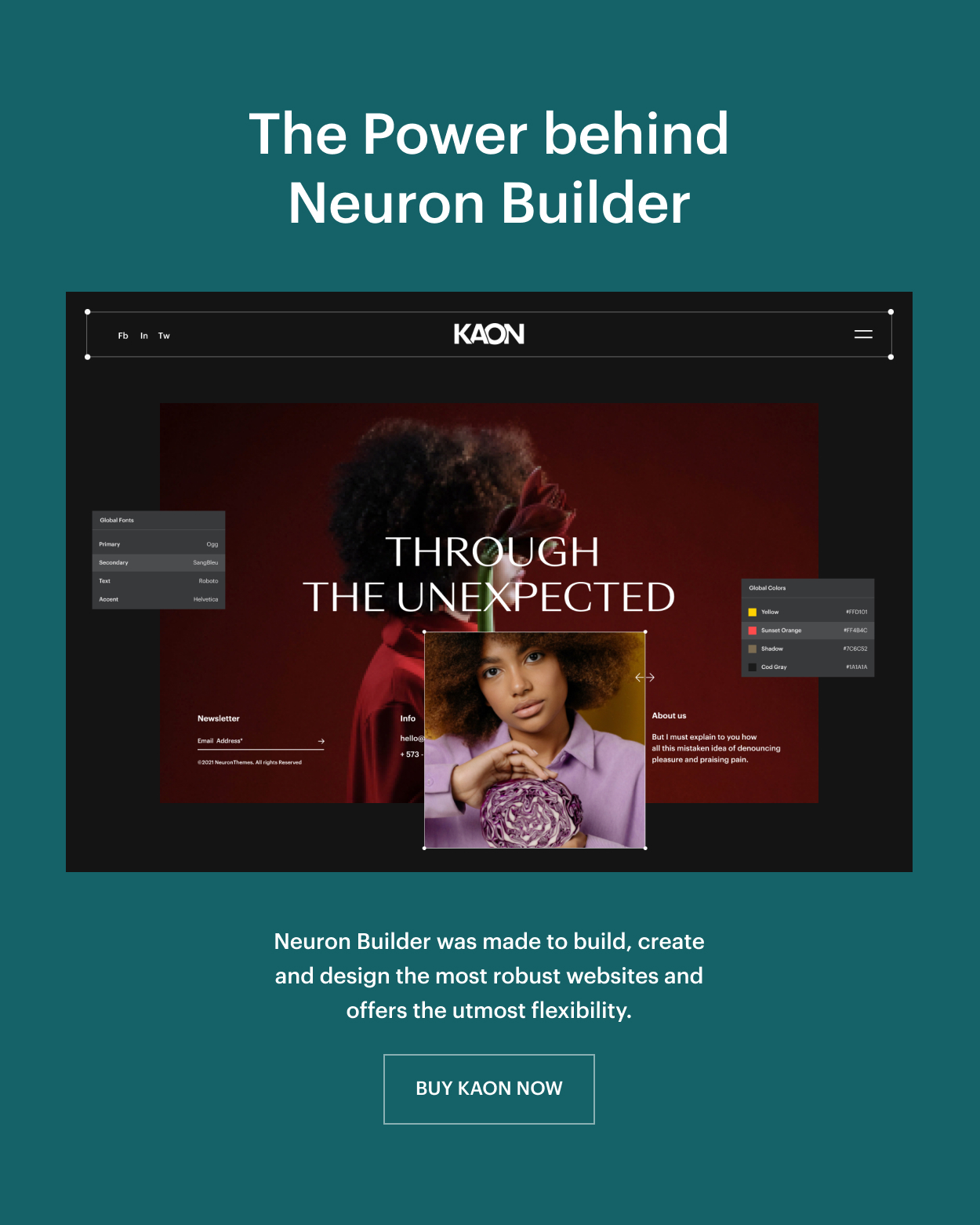 Kaon WordPress Theme - Theme Builder