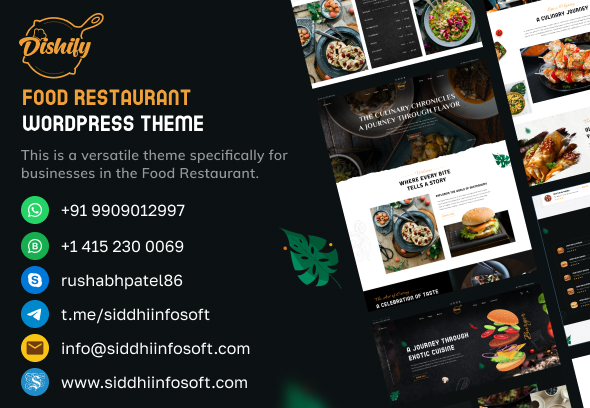 Dishify - Restaurant WordPress Theme - 11