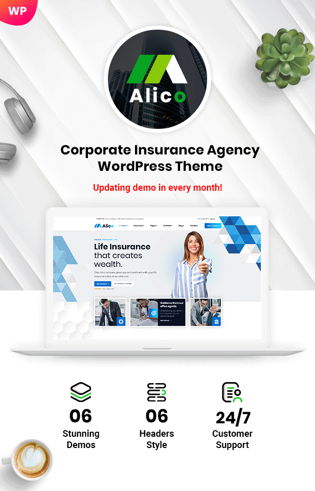 Insurance Agency WordPress Theme