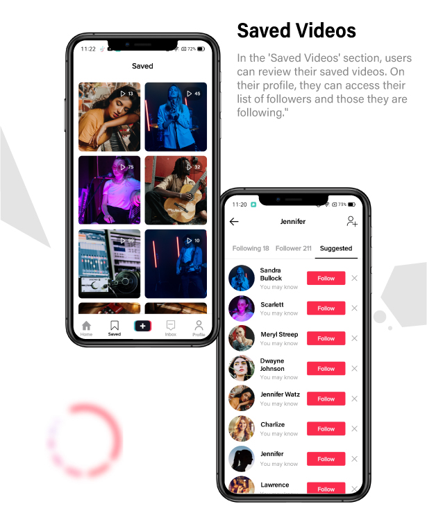 Tictic Flutter - IOS And Android media app for creating and sharing short videos - 6