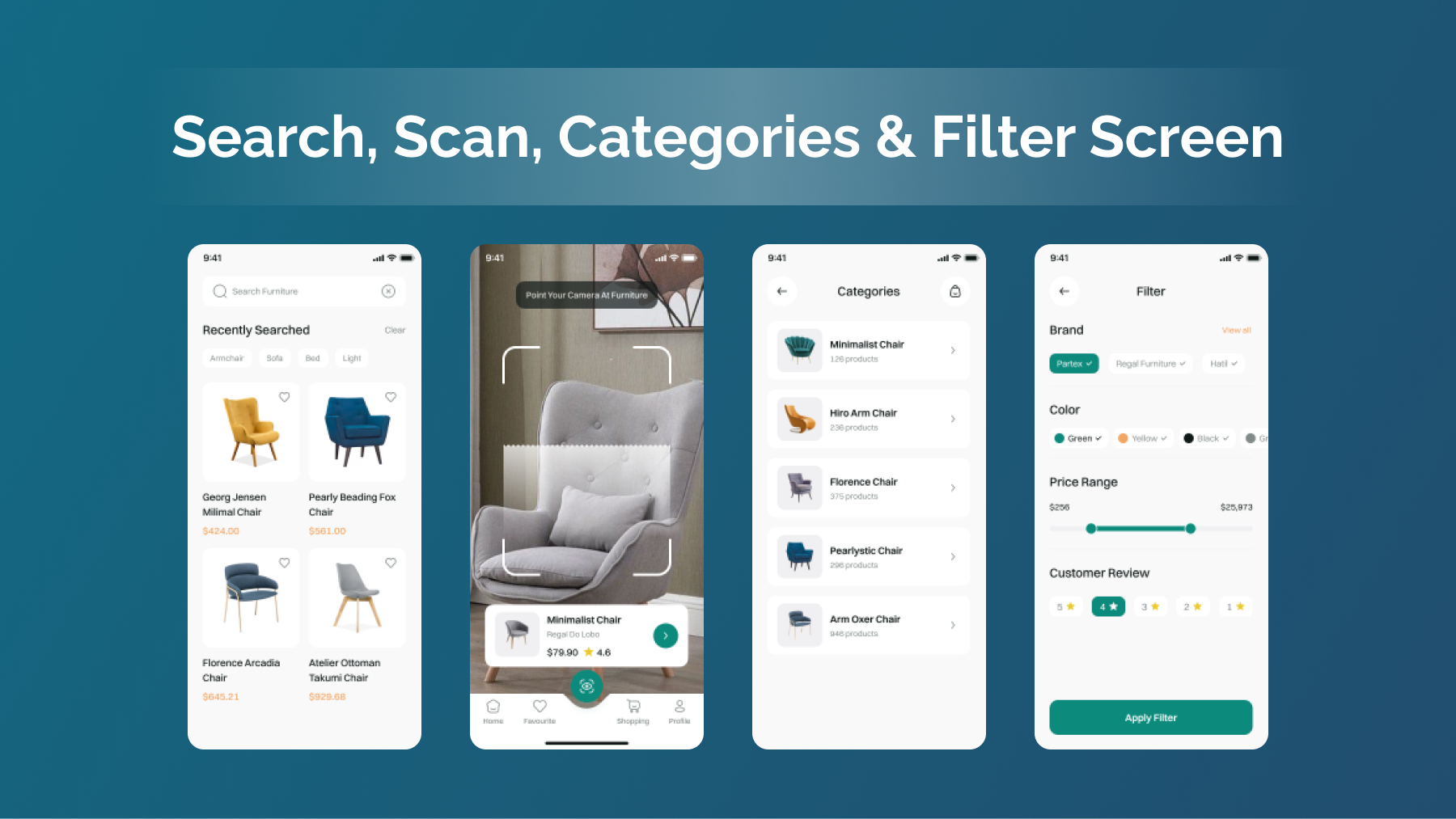 Furniture Store | E Commerce | Flutter iOS/Android App Template - 8