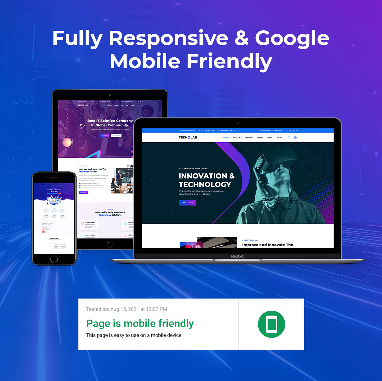 Teknolab - Technology & IT Solutions WordPress Theme - 8