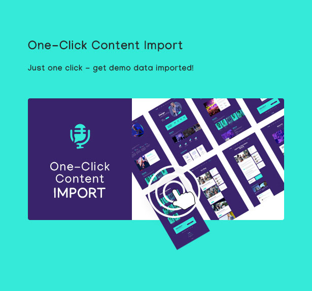 WiTalk Conference WordPress Theme 1 Click Installation