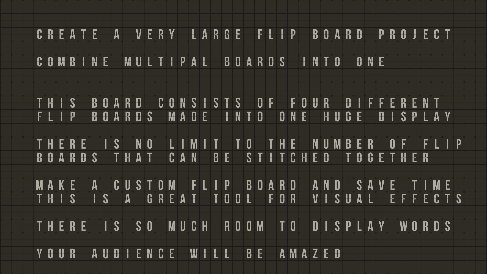 Flip Board: Full-Screen Split-Flap Display - 18