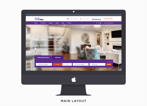 Home Villas | Real Estate WordPress Theme