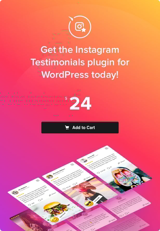 Instagram Testimonials Plugin for WordPress - 5