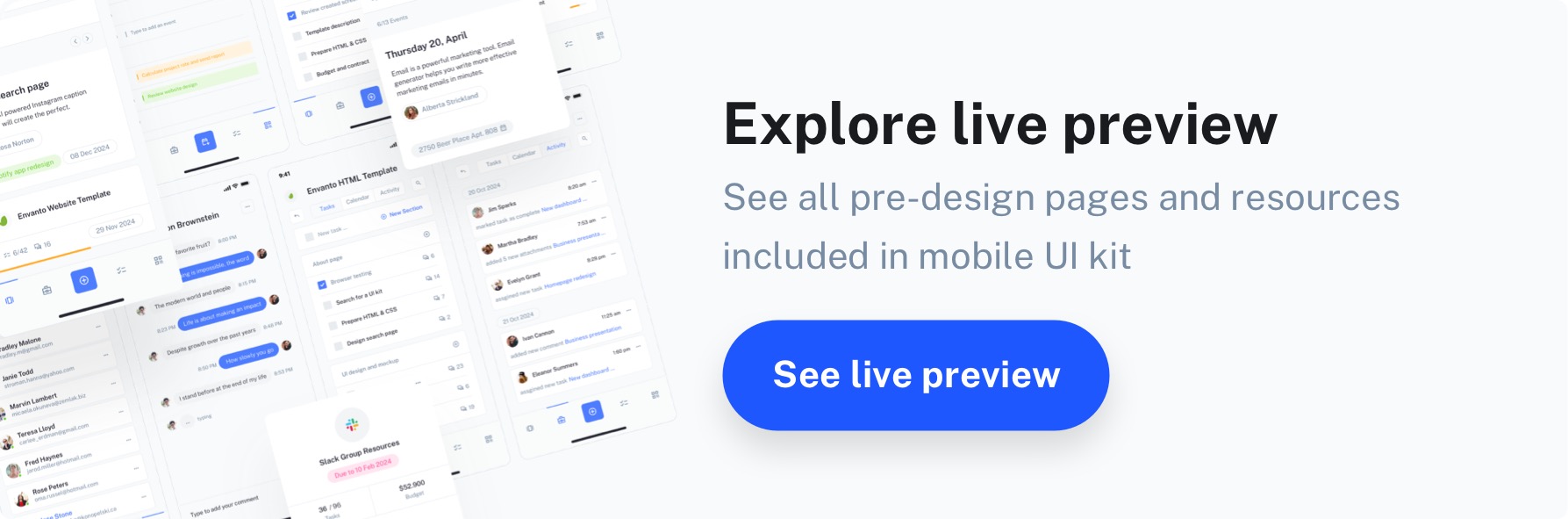 IOTASK Mobile - UI Kit for Admin Dashboard Apps - 1