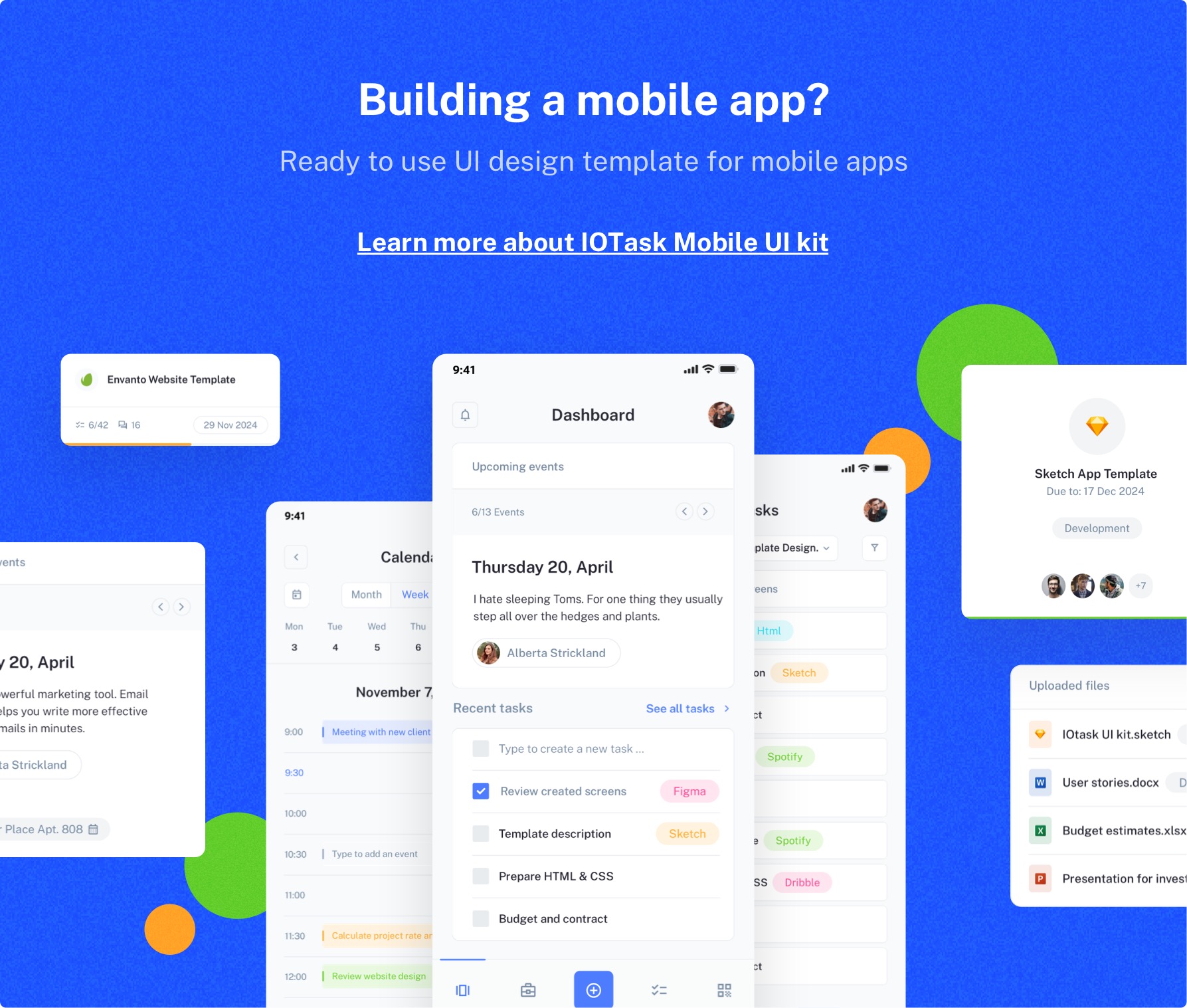 IOTask - Multipurpose Dashboard UI Kit for Figma - 6