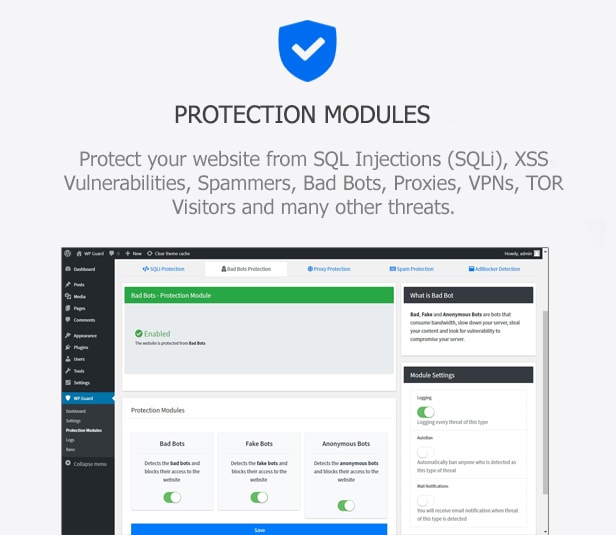 WP Guard - Security, Firewall & Anti-Spam plugin for WordPress - 2