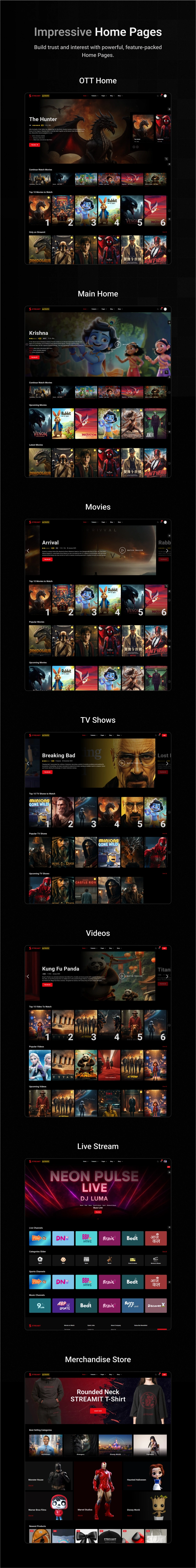 Video Streaming WordPress Theme | Streamit | Iqonic Design
