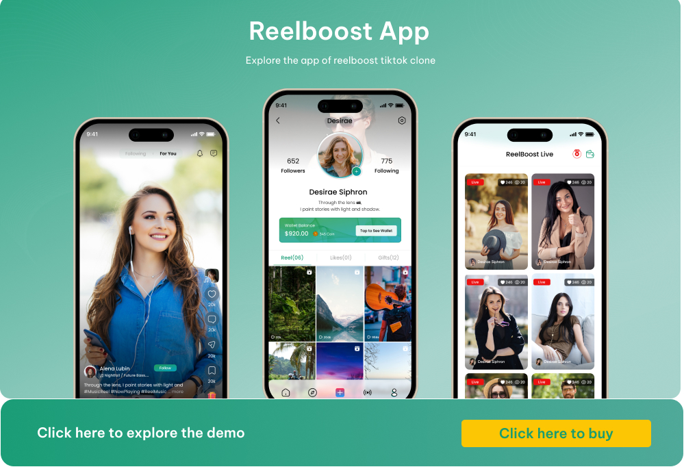 tiktok clone app