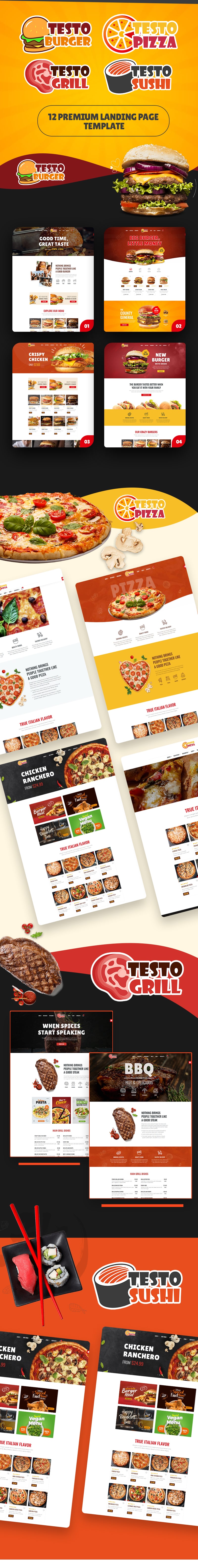 Testo - Restaurant Cafe ReactJS / NextJS Template - 2