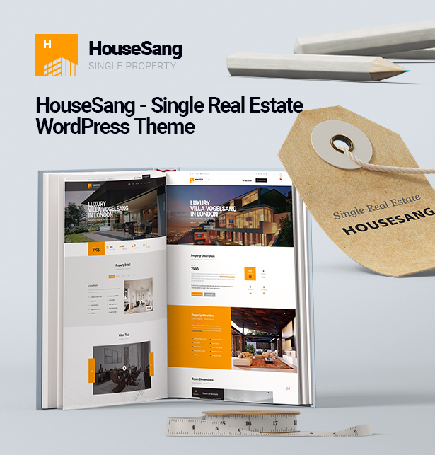 HouseSang Best Single Property & Real Estate WordPress Theme 2019