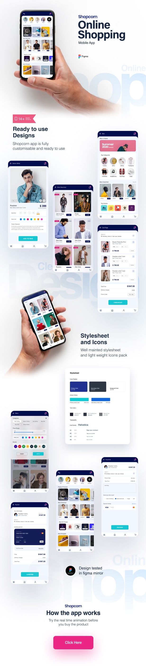 Shopcorn | Online Shopping Mobile Template - 1