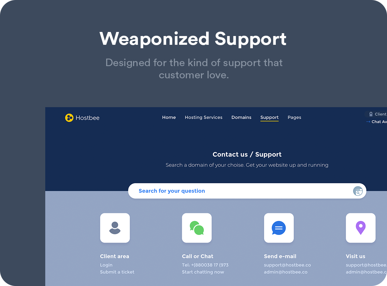 Hustbee - Hosting HTML & WHMCS Template - 5
