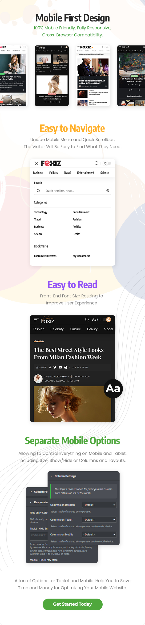 foxiz wordpress newspaper and magazine theme mobile friendly