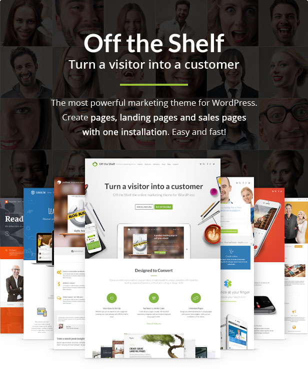 Off the Shelf - Online Marketing WordPress Theme
