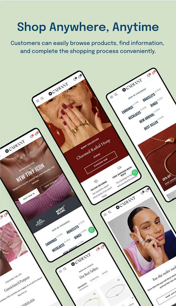 Cadiant  Elementor - Jewelry Prestashop Theme