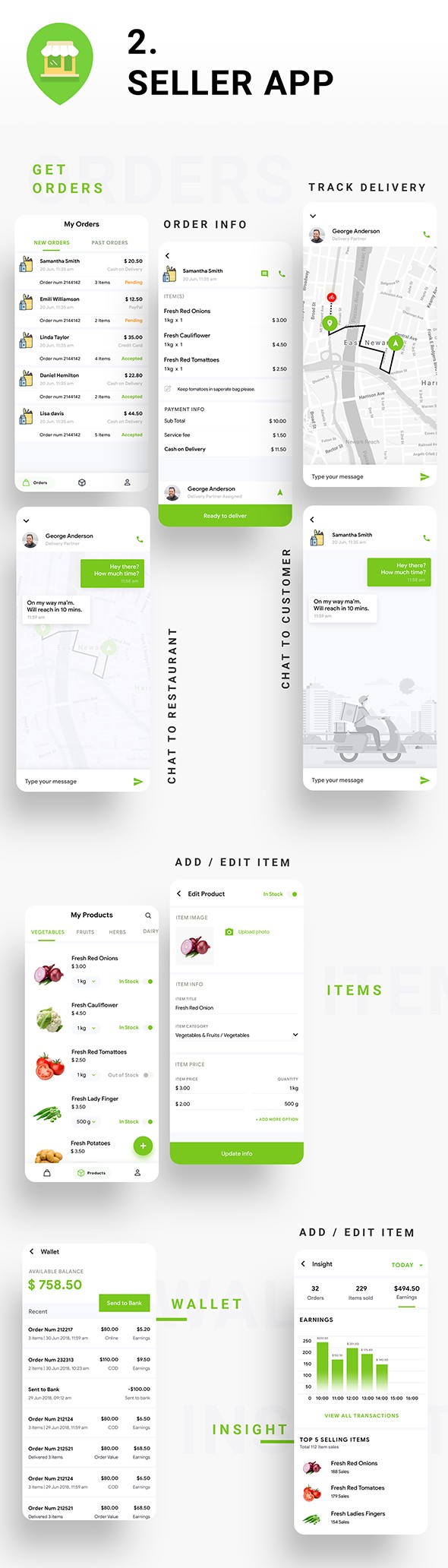 eCommerce App Template | 3 Apps | User App + Vendor App + Delivery App | Delivoo | Flutter 2 - 8