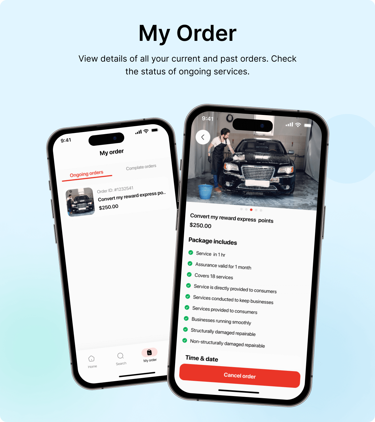 AutoCare: Car Service Full App in Flutter with NodeJs Backend | Service Booking App Template - 13