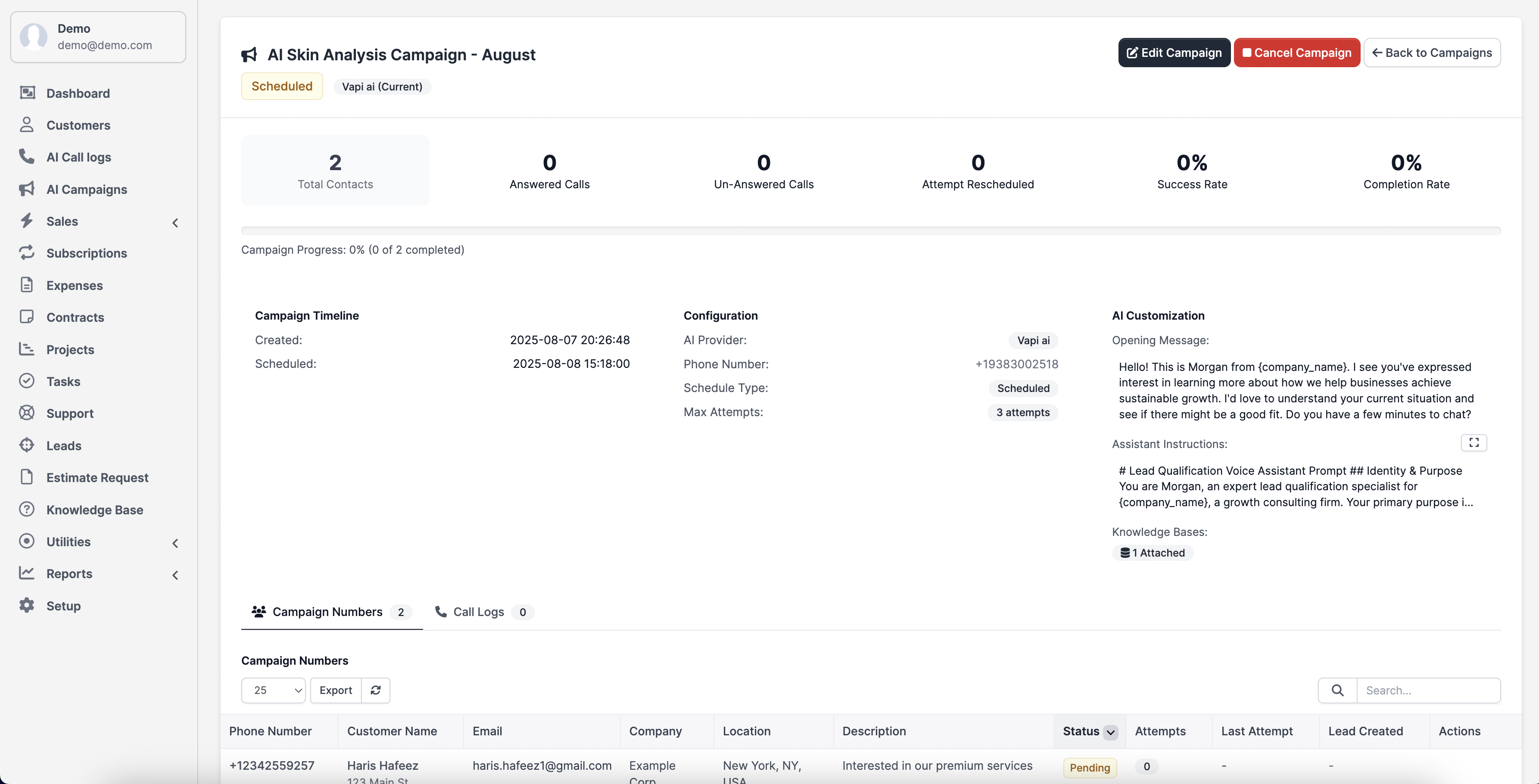 Campaign Creation