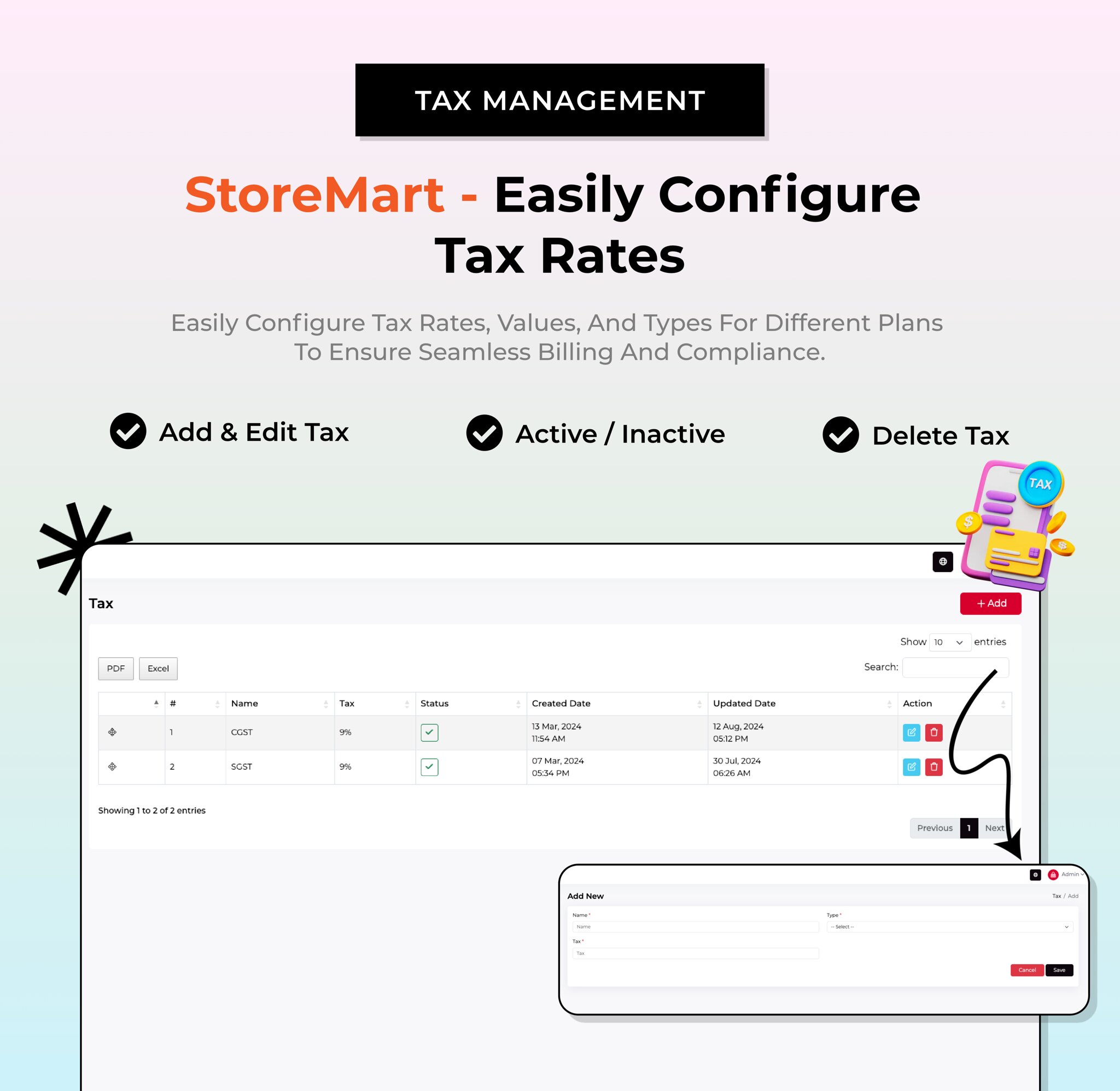 StoreMart SaaS - Online Product Selling SaaS Business Website Builder