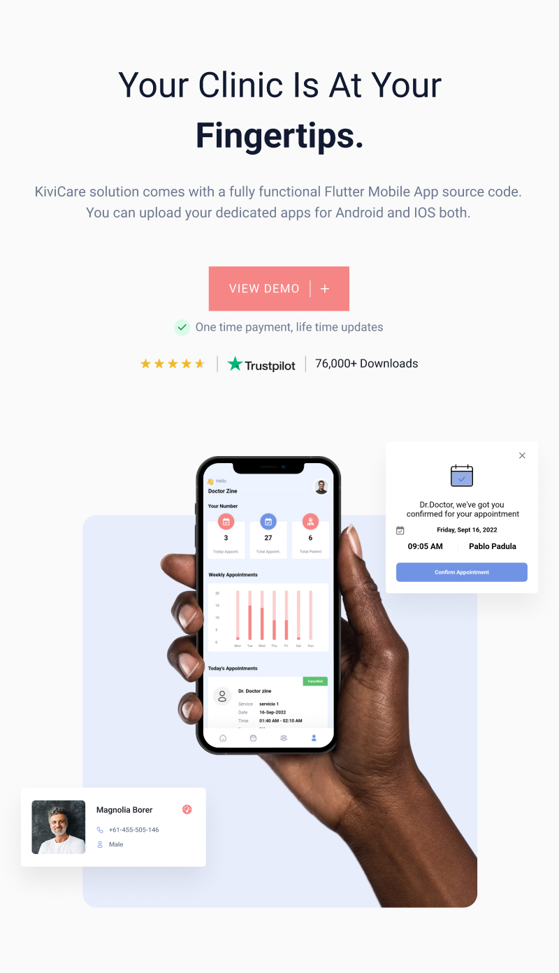 KiviCare Flutter 3.x App - Clinic & Patient Management System - 5