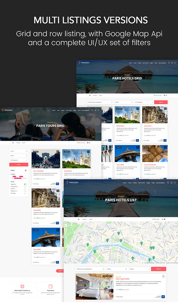 Panagea - Travel and Tours listings template