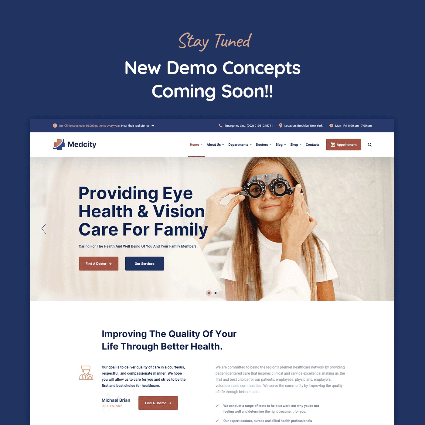 Medcity - Health & Medical WordPress Theme - 4