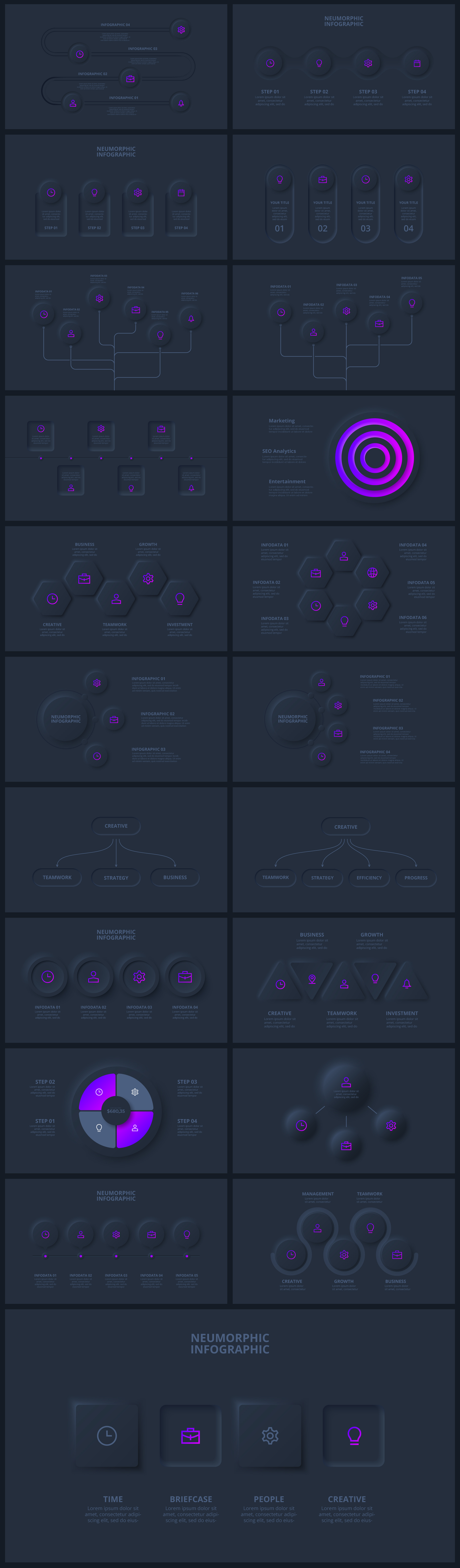 Multipurpose Infographics PowerPoint Templates v.5.2 - 69