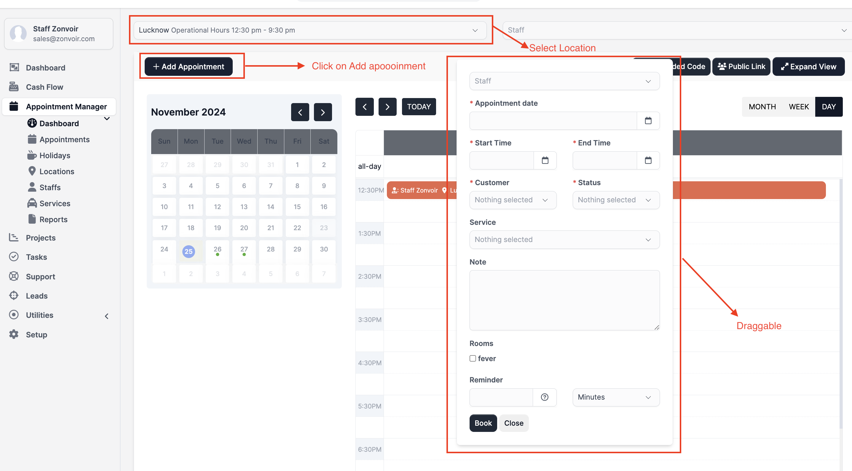 Appointment Module for Perfex CRM - 5
