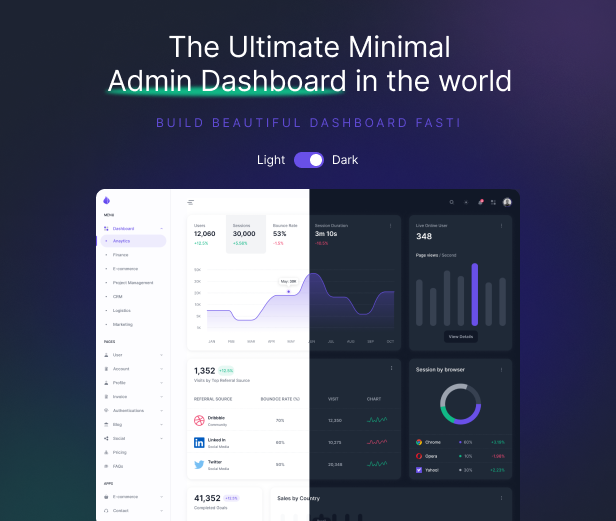 QuickFrame - Vue Admin & Dashboard Template - 3