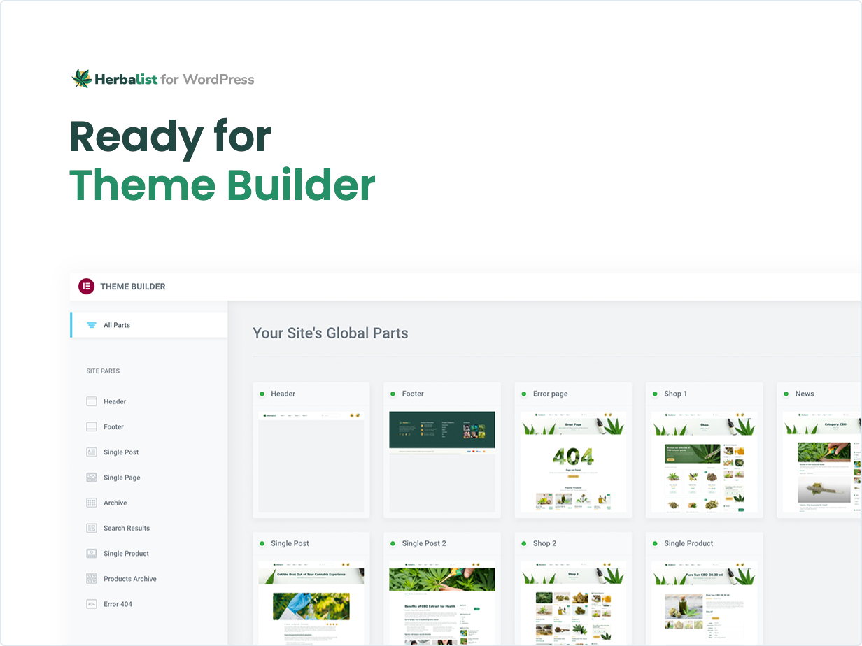 Ready for Theme Builder