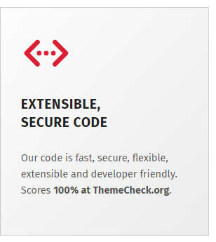 Developer-friendly, extensible and secure code