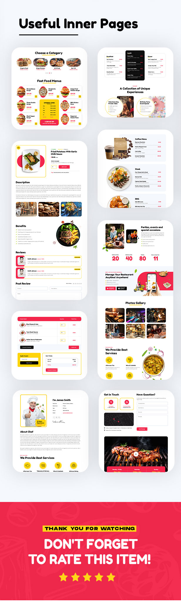 Foodio - Fast Food & Restaurant HTML Template - 3