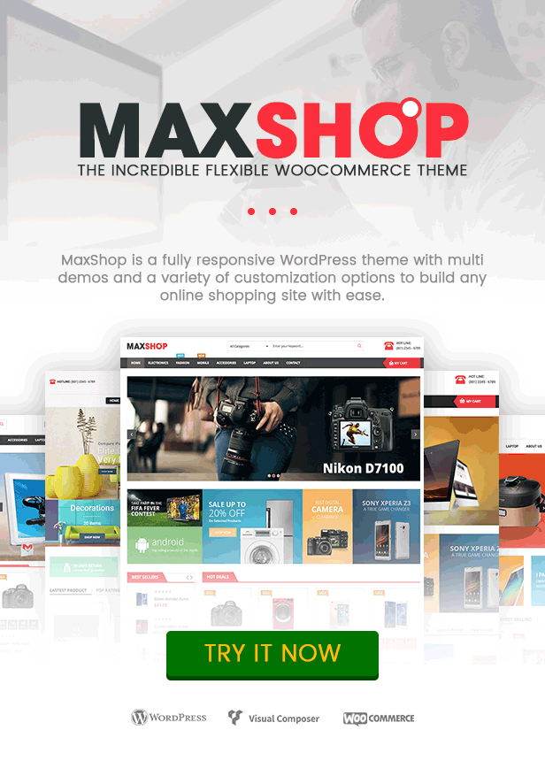 Maxshop - WordPress WooCommerce Theme