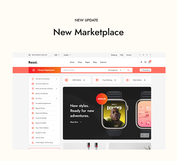 Razzi - Multipurpose WooCommerce WordPress Theme - 7