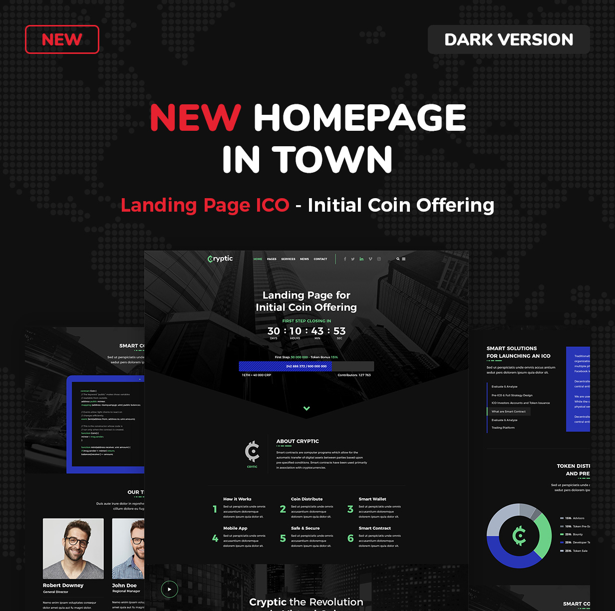 cryptic cryptocurrency wordpress theme