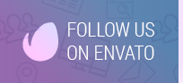 Follow us on ThemeForest