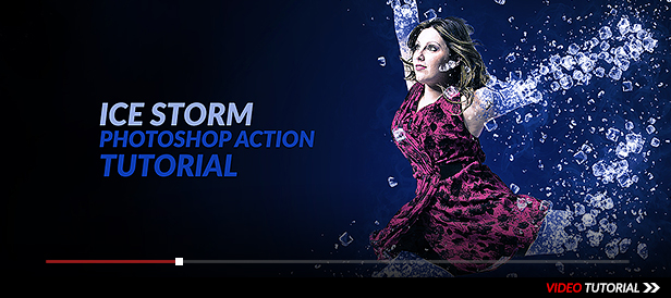 Ice Storm Photoshop Action - 1