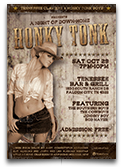 Honky Tonk Country Flyer Template